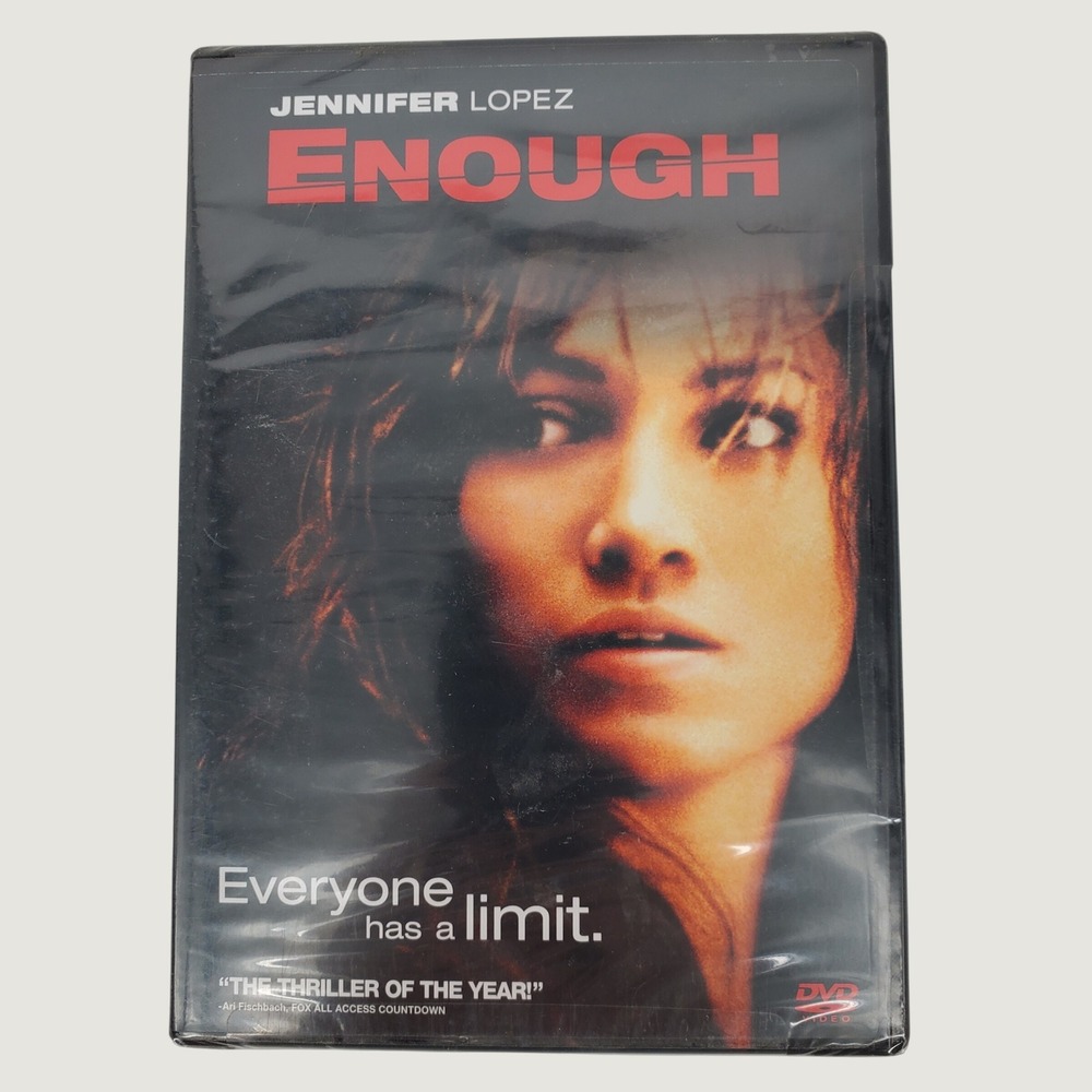 Enough DVD Jennifer Lopez Billy Campbell Thriller Movie New Factory Sealed 2002